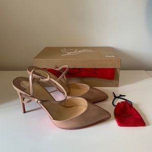 Authentic Louboutin Rivierina heels size 38